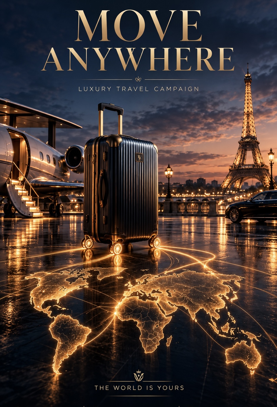 RU Viaggi Move Anywhere luxury travel campaign